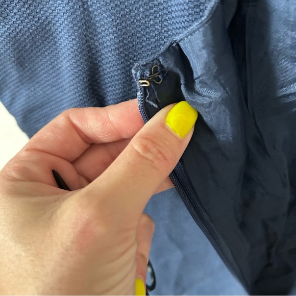 INC International Concepts Jeweled Cocktail, Semi Formal Navy Sheath Mini Dress - Picture 6 of 10